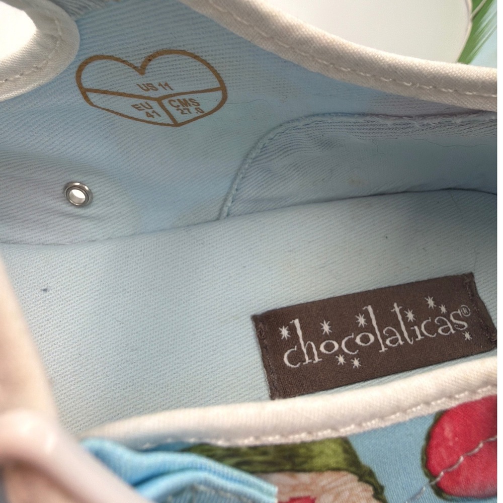 Hot Chocolate Design Sushi Mary Jane Platform Shoes Blue Novelty Women's Size 11 - Picture 6 of 9